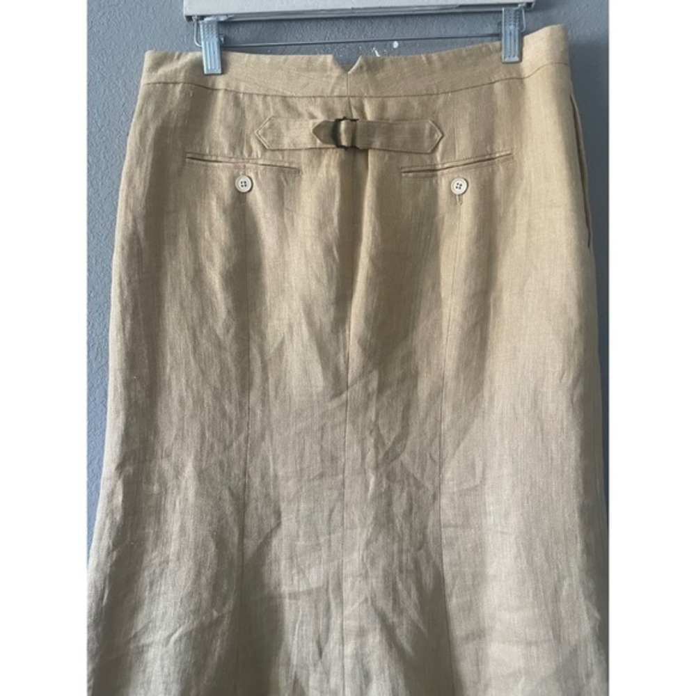 Ralph Lauren Linen Silk Skirt - Picture 5 of 7